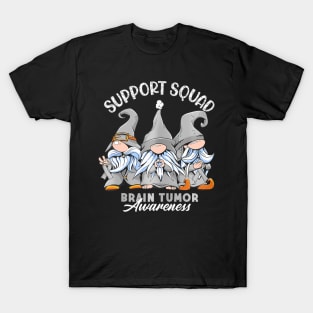 Support Awareness Squad I GBM Brain Tumor Cancer T-Shirt